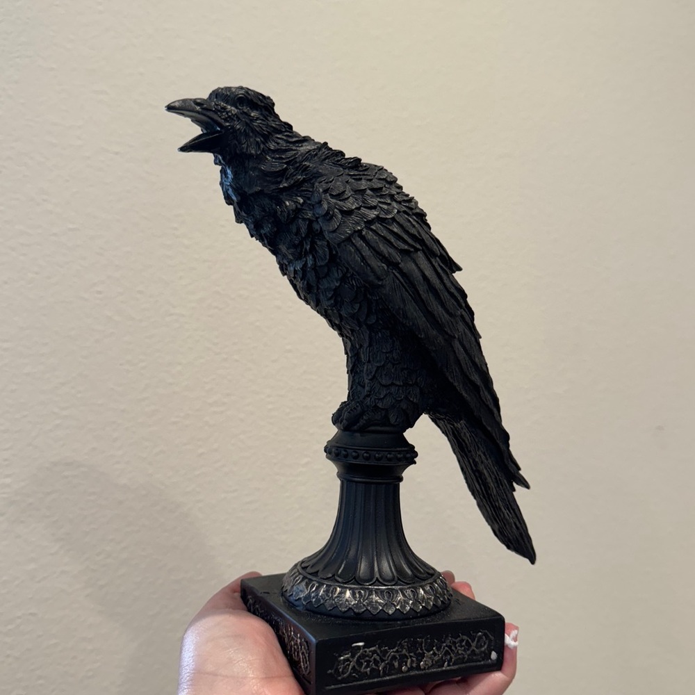 Crow taper Candle Holders pair - Picture 16 of 16